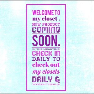 Welcome to my closet 🥰